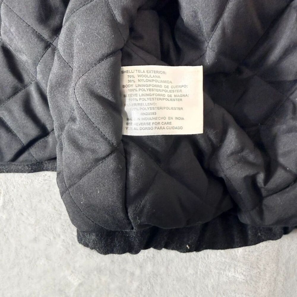 Members only wool blend bomber jacket size large - Picture 7 of 8